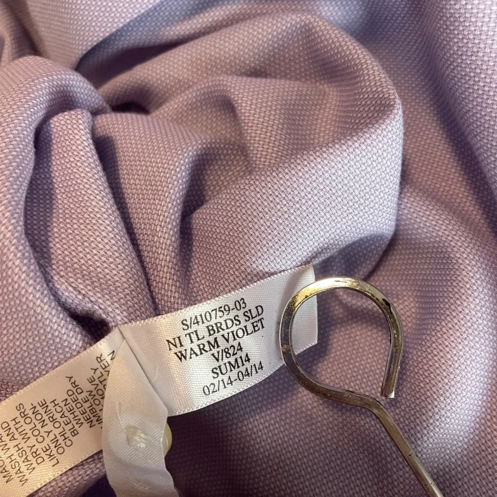 Banana‎ Republic Mens XL Non-Iron Tailored Slim Fit Shirt Warm Violet 410759-03